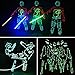 CPPSLEE Halloween Lights String 9.8ft EL Wire Lights, Super Bright Portable Neon Light Set for Halloween Decorations DIY Costume - 3 Modes Battery Controllers, 5 Colors