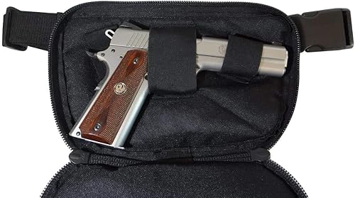 LARGE DTOM Concealed Carry Fanny Pack NYLON-Black in Oman