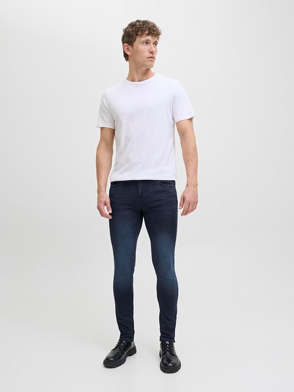 Jjiliam Jjoriginal Agi 004 Noos, Vaqueros skinny Hombre, Azul Denim, 29W / 32L