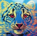 Schimmel Glow in The Dark Snow Leopard 550 Piece Jigsaw Puzzle