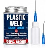 6 oz Plastic Weld Acrylic Cement 3, for Clean Acrylic Bonds | Solvent cement for acrylic &amp; plexiglass - clean, fast bonds for displays and fabrication