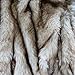 Best Home Fashion Faux Fur Throw - Lounge Blanket - Champagne Fox - 58