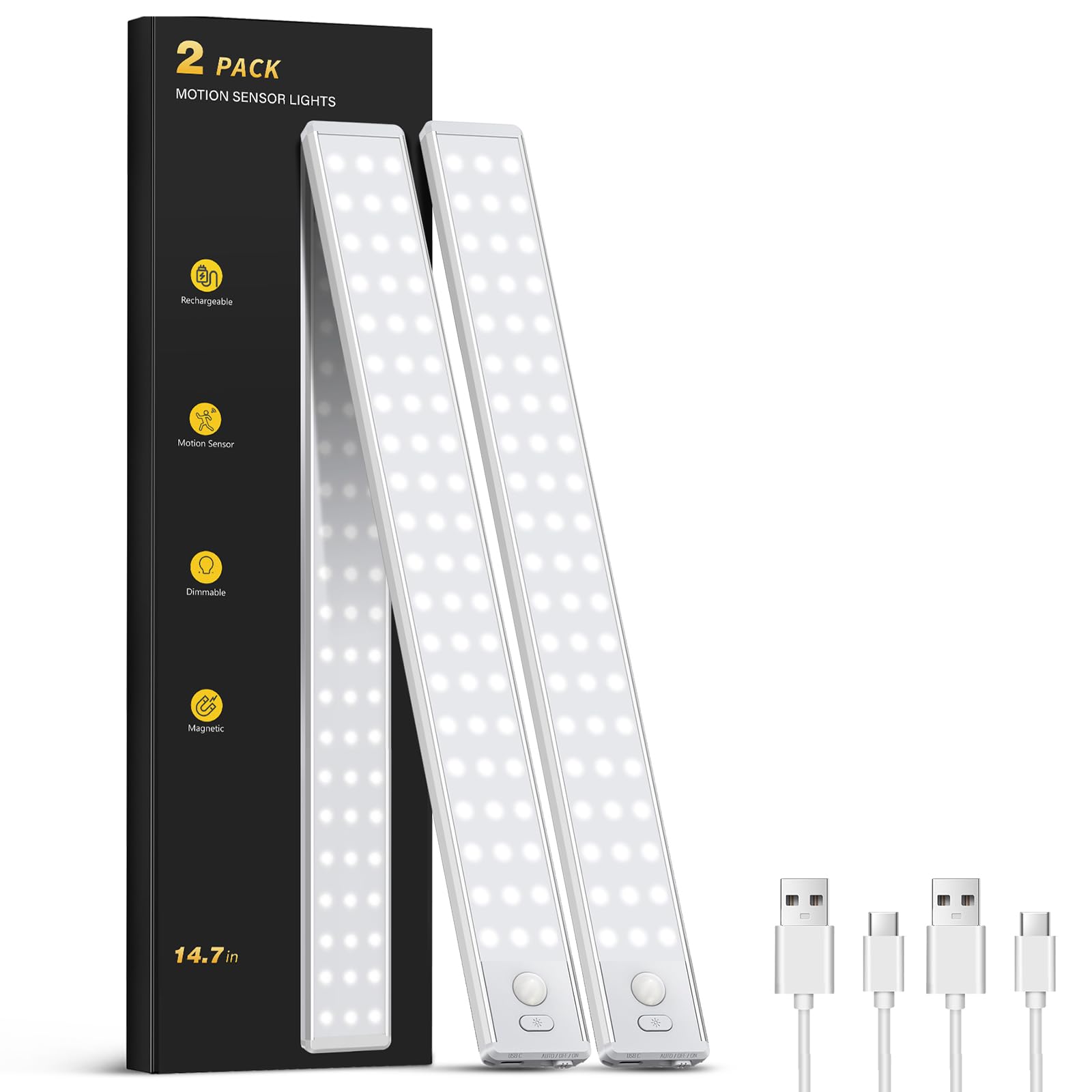 Under Cabinet Lighting - 14.7" Motion Sensor Light