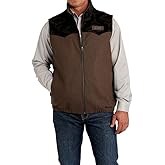Cinch Men's Conceal Carry Wooly Brown Vest