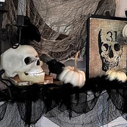 Qtisky Set of 5 Halloween Creepy Gauze Cloth