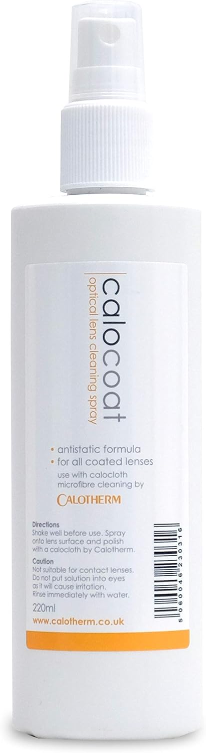 Calotherm CC220 Calocoat Antistatic Coated Lens Spray 200ml, White, 220ml