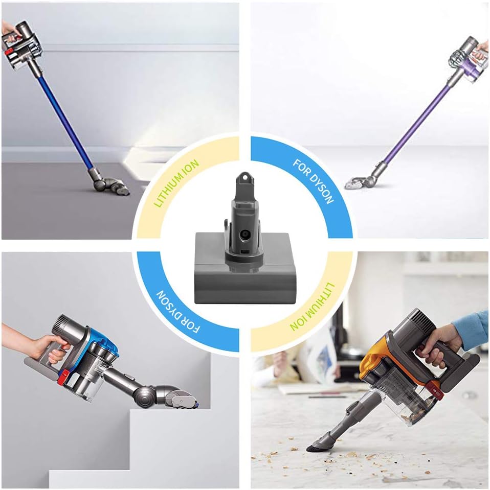 Vacuum Battery For Dyson V6 Animal, DC58 DC59 DC61 DC62 Absolute, SV06 SV03 All 751433656554 eBay