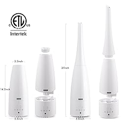 Elecameier Warm and Cool Mist Humidifier for