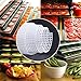 TABIGER Pack of 6 Reusable Non Stick Silicone Dehydrator Mesh Sheets 14