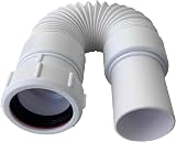 PlumbEZ 1½ in Flexible Waste Pipe Connector 40mm Compression x Spigot view 9