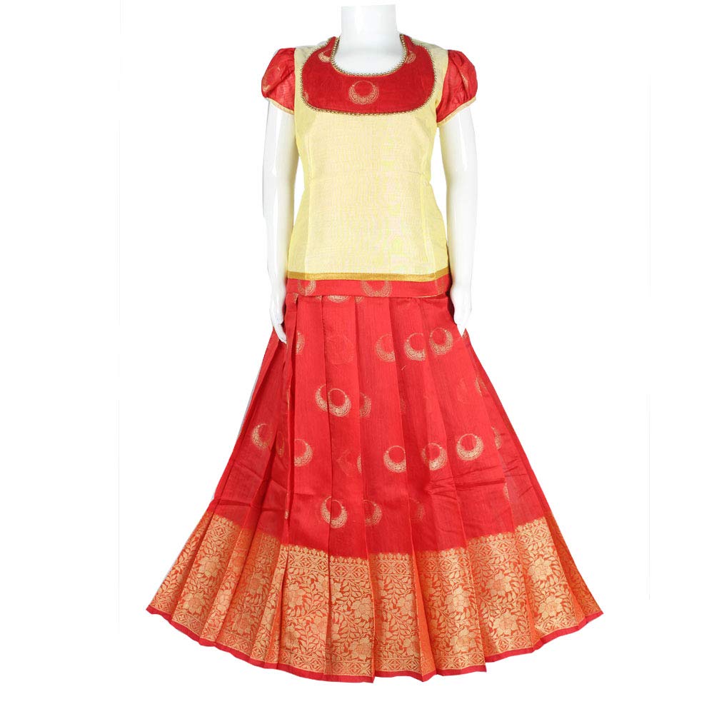 shivangi pattu pavadai online 13 years