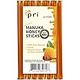 P.R.I Manuka Honey Sticks, Certified MGO 300+, Raw New Zealand Manuka Honey, Perfect for On-the-Go, 20ct
