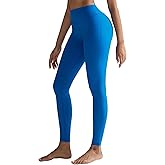 RUNNING GIRL No Front Seam Leggings for Women 25" Inseam, High Waisted Seamless Buttery Soft Yoga Pants