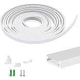 16.4FT/5M Silicone LED Channel System, U Shape 5x13mm DIY LED Neon Rope Light Fully Enclosed IP67 Waterproof Tube for 10mm LE