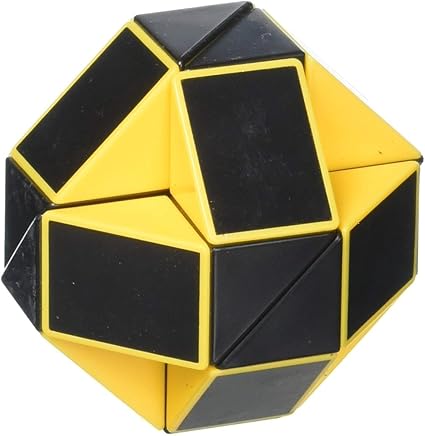 Shengshou Magic Snake Yellow and Black Twisty Toy Puzzle