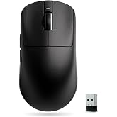 ATK VXE Dragonfly R1 Pro MAX Wireless Gaming Mouse - Black | 54g Lightweight, PAW3395 Sensor, Up to 26000 DPI, 4K Polling Rate, 150 Hr Battery Life, Dual-Mode 2.4G/Wired
