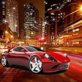 City Night Life 10' x 10' CP Backdrop Computer Printed Scenic Background GladsBuy Backdrop ZJZ-513