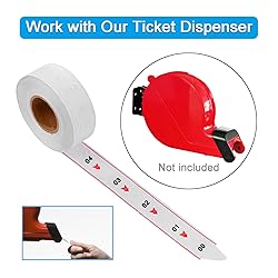 KOQICALL Deli Number Take-a-Ticket 5 Rolls of