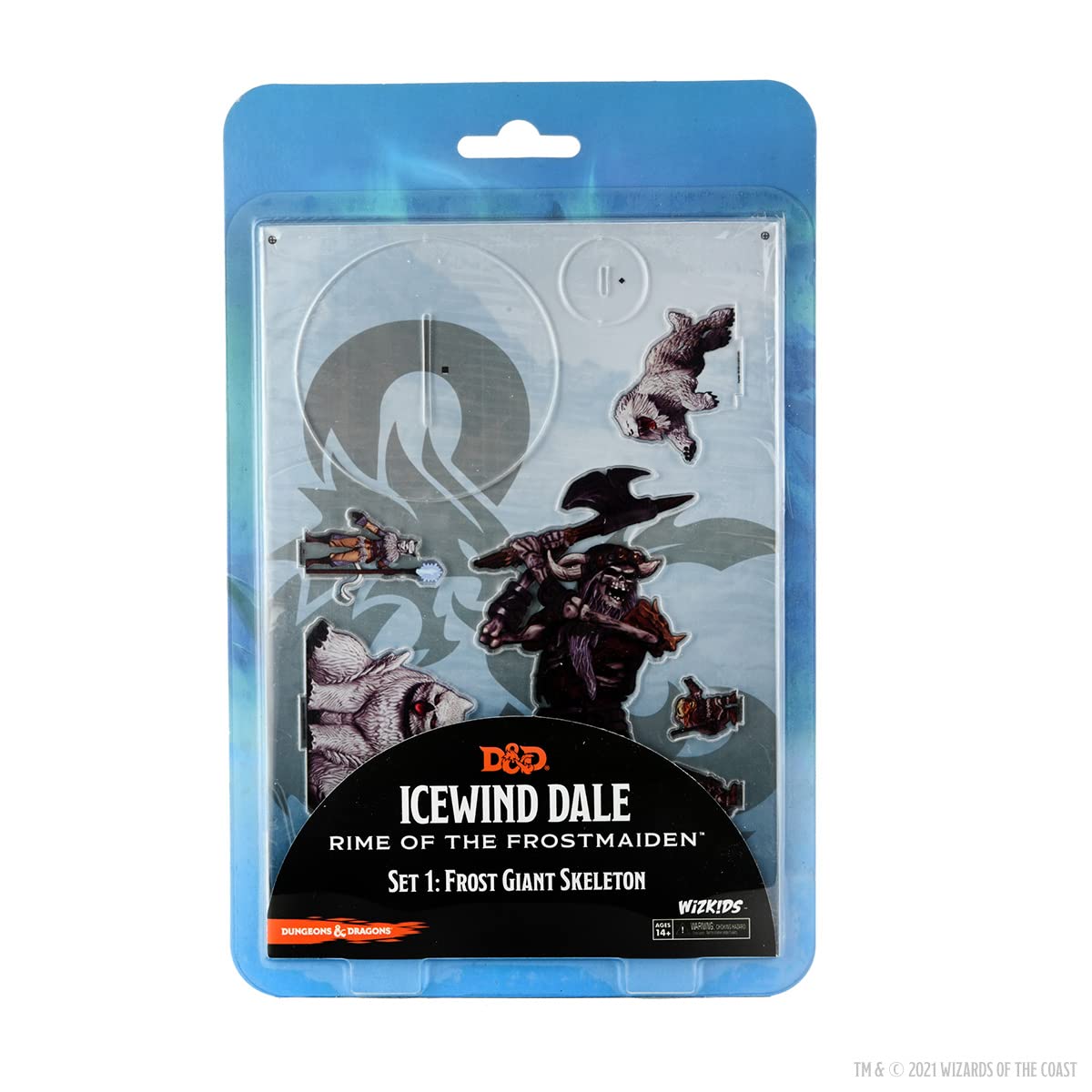 D&D Idols of The Realms Miniatures: Icewind Dale: Rime of The Frostmaiden: 2D Set 1 (Frost Giant Skeleton)
