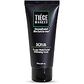 Tiege Hanley Exfoliating Face Wash for Men, Gentle Fragrance-Free Face Scrub With Apricot Seed Powder, Vitamin B3, & Allantoin, Cooling Exfoliator, Gentle on Sensitive Skin, Men’s Skin Care, 2 FL Oz