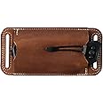Horizontal Carry Knife, Leather Belt Knife Sheath for Everyday Carry, Knife Belt Holder Accessories, Knife Holster for Leatherman, EDC Belt Pouch for Pocket Folding Knives