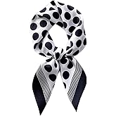 CYian Silk Feeling Scarf for Women Square Scarf Satin Head Scarves Fashion Neck Scarfs for Bag Hair Scarves Gift
