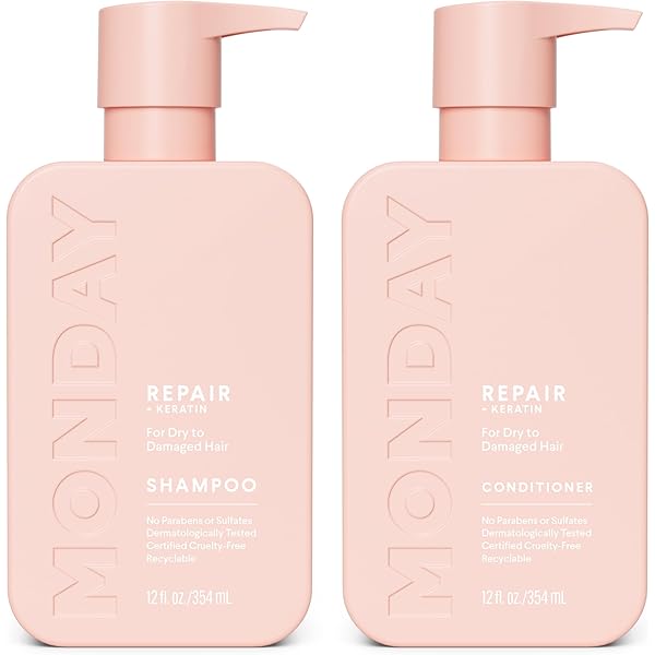 Amazon.com : MONDAY HAIRCARE Moisture Shampoo and Conditioner Set