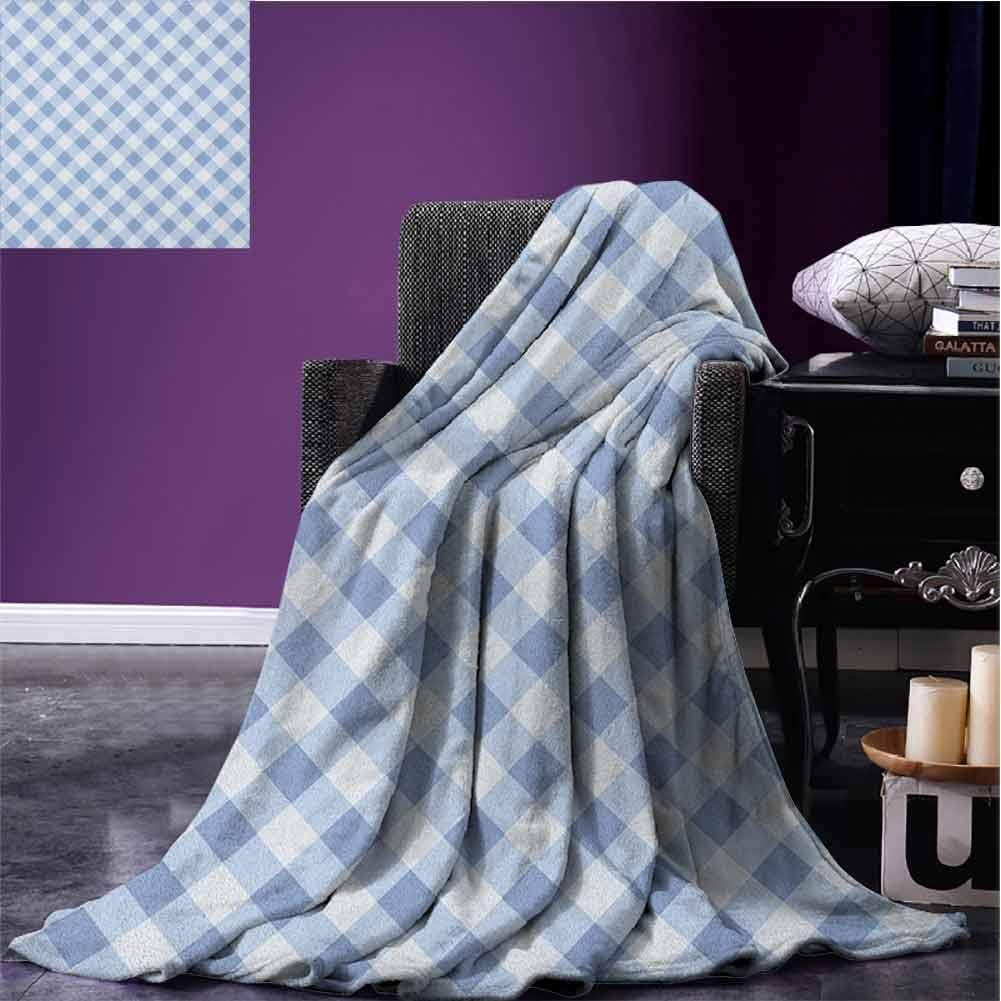 Geometric Lightweight AllSeason Blanket Diamond Rhombus Pattern