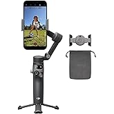 DJI Osmo Mobile 8 Standard Combo, Gimbal Stabilizer for Phone | Native Tracking, 360&deg; Pan Rotation, Built-in Extension Rod &amp; Tripod, 10h Battery, Extension Rod, 3-Axis Stabilization