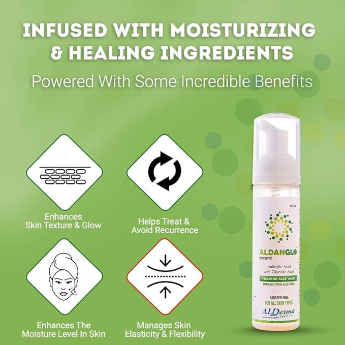 aldanglo foaming face wash