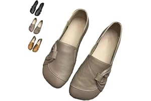 Women's Leather Soft-Soled Non-Slip Shoes Orthopedic Comfortable Slip-On Loafers Women Casual Slip-On Shoes