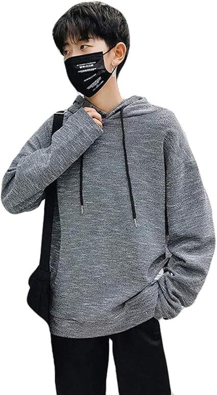 Amazon Piite メンズ トレーナー パーカー 春服 フード付きパーカー 純色 シンプル 薄手 柔らかい スウェットパーカー 長袖 スポーツ パーカー プルオーバー スタイリッシュ トレーナー パーカー 通販