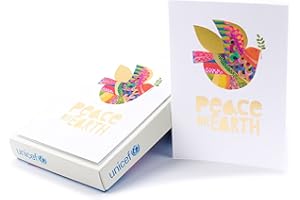 Hallmark UNICEF Boxed Christmas Cards, Peace On Earth Dove (12 Cards and 13 Envelopes) (1XPX2022)