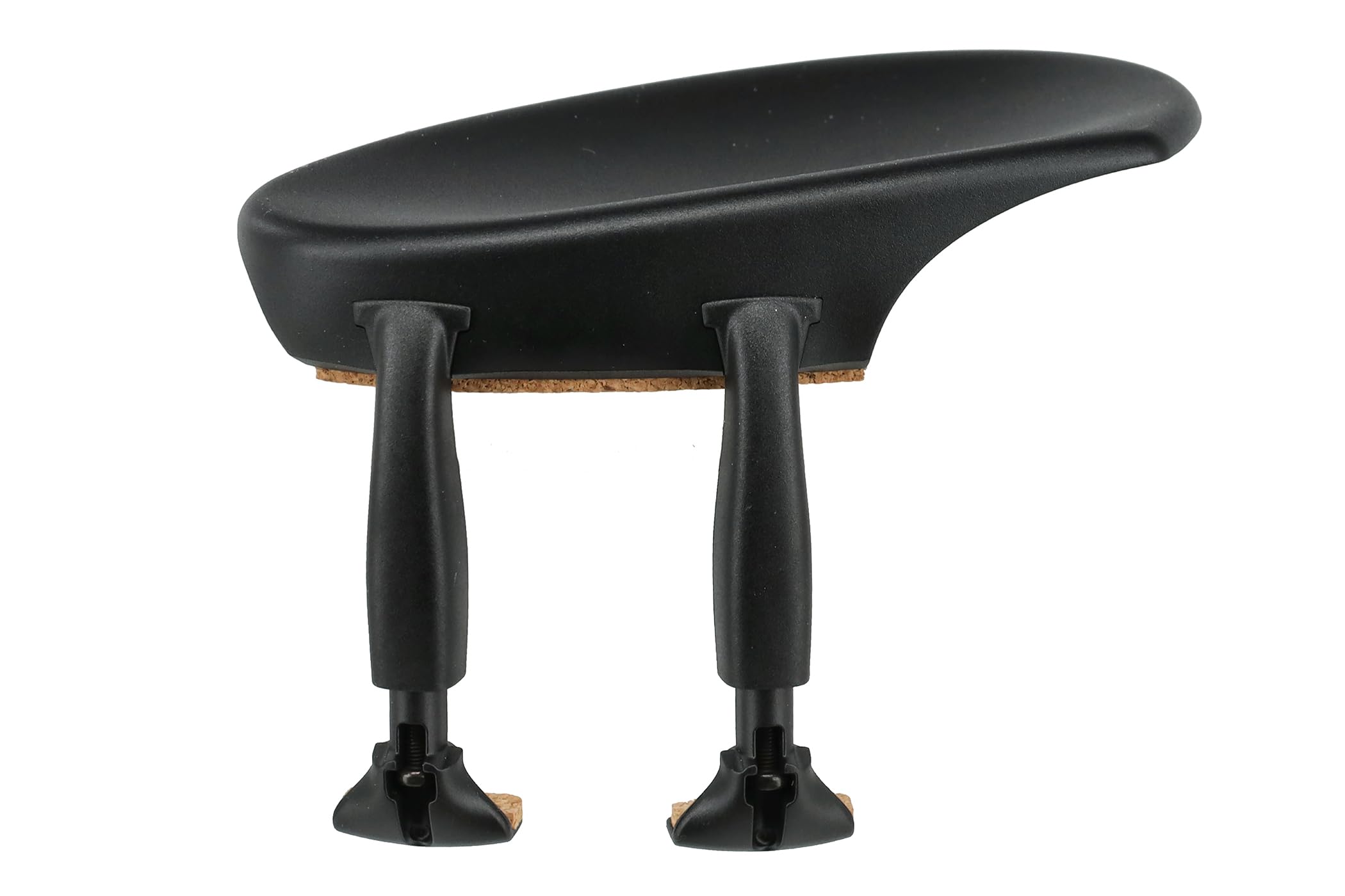 Wittner Chinrest, side-mounted chinrest Viola, high-tech plastic, anatomically shaped, allergy-tested, without screwdriver, black, Made in Germany, 251231