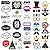 50th Birthday Photo Booth Party Props - 40 Pieces - Funny 50th Birthday Party Supplies, Decorations and Favors