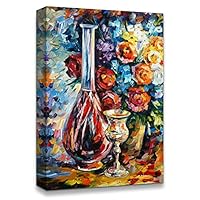 Canvas Wall Art Vintage Oil Painting Canvas Prints Home Artwork Decoration for Living Room,Bedroom - 12x18 inches
