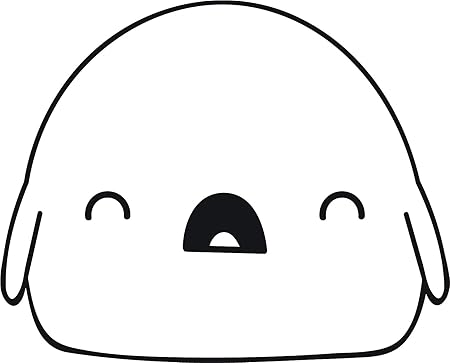Amazon Emotional Ghost Blob かわいい赤ちゃんキャラクター ホワイトフェイス 絵文字 漫画ビニールステッカー 8 Wide ステッカー デカール 車 バイク