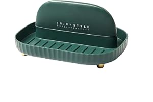 SUUGLY Utensil Rest Holder for Kitchen Counter Spoon Rest Cooking Ladle Spatula Lid Holder Kitchen and Grill Utensil Organizer for Countertop Stove Top (Green)