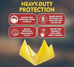 Mytee Products 5' x 5' Drain Tarp - Roof Ceiling