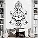 Vinyl Wall Decal Sticker Art Decor Bedroom Ganesh Elephant GOD OM Yoga Buddha Mandala Ganapati Wall Decal