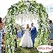 5pack Flower Garland Artificial Wisteria Garland Vines Faux Wisteria Vine Fake Hanging Flowers for Wedding Floral Decor-Total 33ft (White)