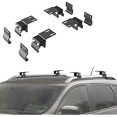KLYONA Heavy Duty Universal Roof Rack Cross Bars Mounting Brackets Compatible with Most Vehicles SUVs with Flush &amp; Raised Side Rails, Cargo Carrier Crossbars Rooftop Luggage Rack Mount Brackets