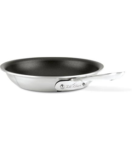 Amazon.com: All-Clad D5 5-Ply Brushed Stainless Steel Fry Pan 8