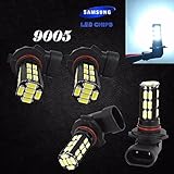 9005 HB4 Samsung LED Chip 30 SMD White 6000K Headlight 2x Light Bulb High Beam