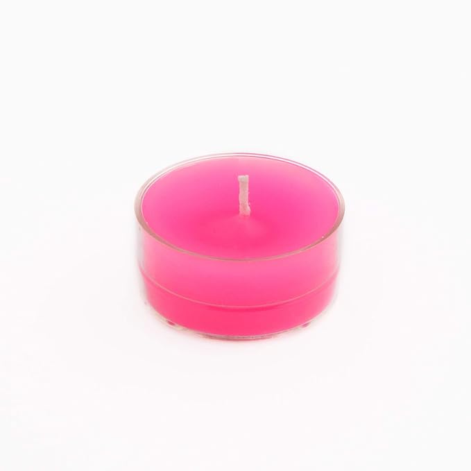 Hot Pink Tealight Candles (600pcs/Case) Bulk Amazon.co.uk Kitchen & Home