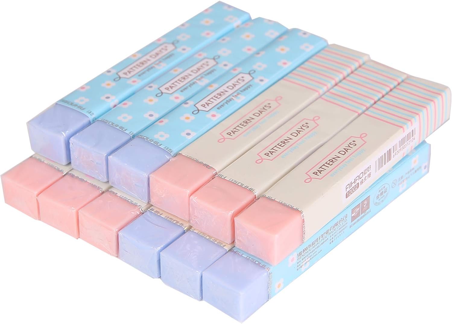 Ipienlee Pencil Erasers Rectangle Eraser Rubber Eraser for