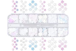 Snowflake Glitter Resin Fillings Flakes Sequins Epoxy Resin Mold Filler for DIYJewelry Making Nail Art Decor Resin Mold Filli