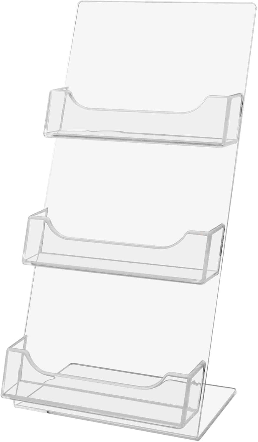 Marketing Holders Clear 3 Pocket 3 Tier Business Card