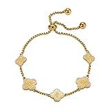 Dascus Clover Bracelet For Women 18K Gold Plated