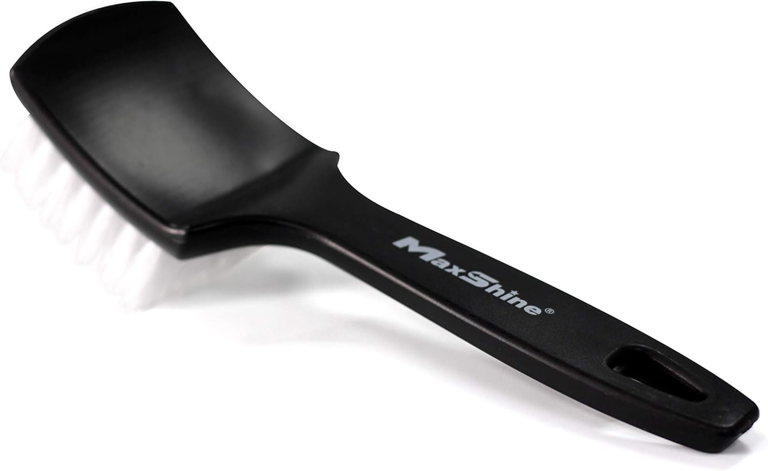 Maxshine All Purpose Long Handled Stiff Bristle Brush, Perfect for Tire & Carpet, Home/Office Cleaning: Automotive